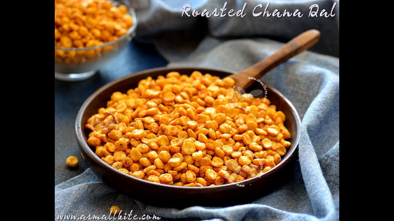 Fried chana dal snack recipe | Roasted Chana Dal Recipe