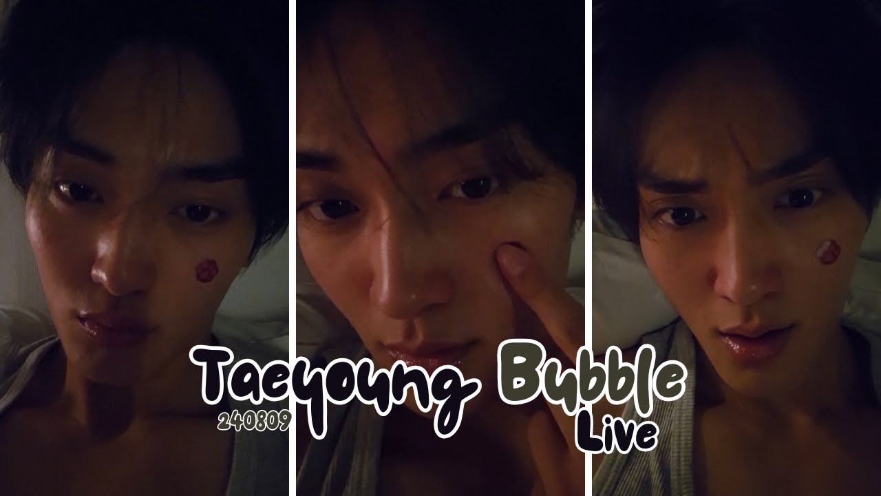 [ENG SUB] 240809 | 태영 🫧라이브 | Taeyoung Bubble Live