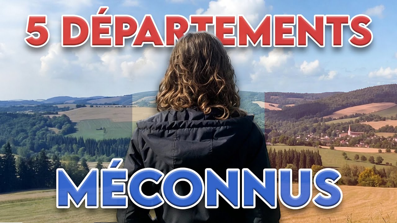 5 DÉPARTEMENT français MÉCONNUS 🇫🇷​