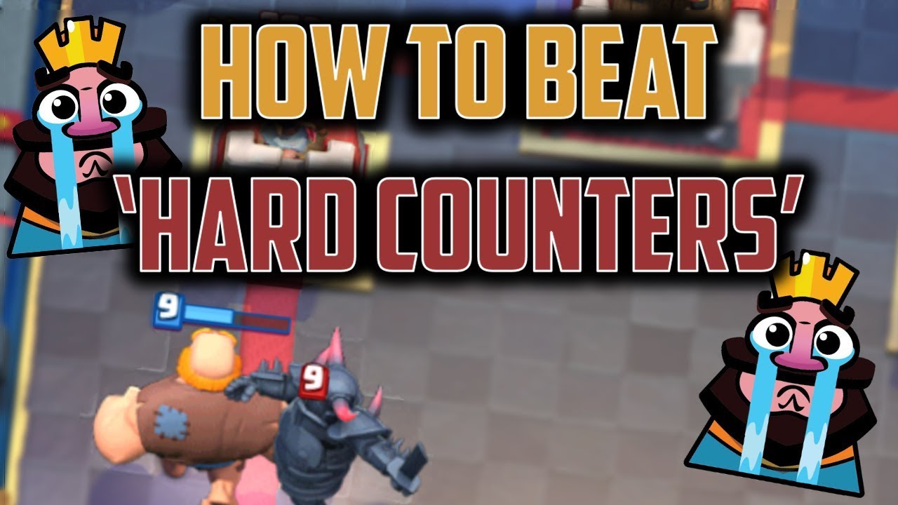 HOW TO BEAT EVERY HARD COUNTER // Win EVERY Matchup w/ Pro Skills - Clash Royale Advanced Strategy
