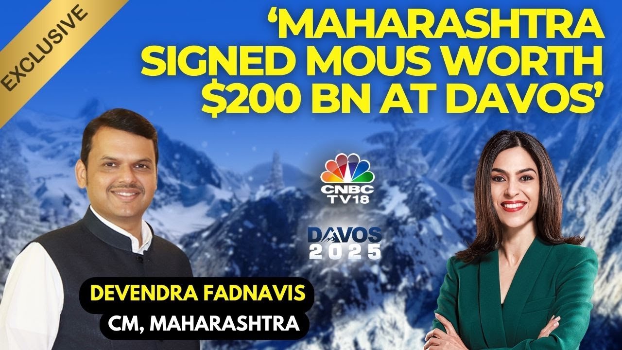 World Economic Forum LIVE | Devendra Fadnavis, CM, Maharashtra | Davos 2025 | N18G | CNBC TV18