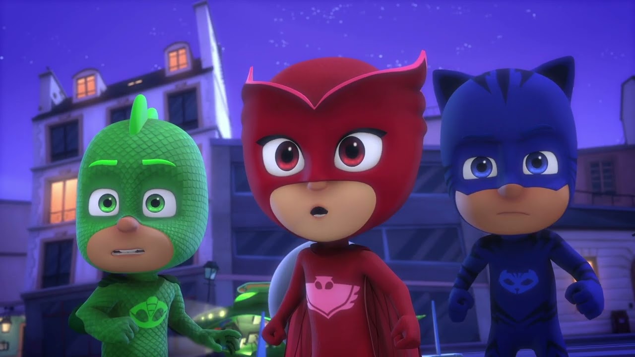 PJ Masks Super Pigiamini | Geco e le trappole del museo | Cartoni Animati