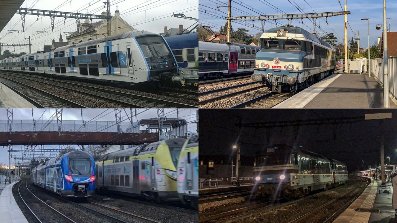 Compilation de trains sur la ligne Paris - Orléans
