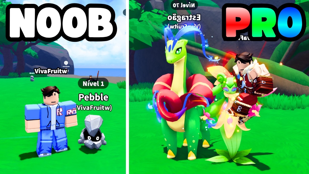 EU PASSSEI 100 DIAS NO EVOMON - ROBLOX
