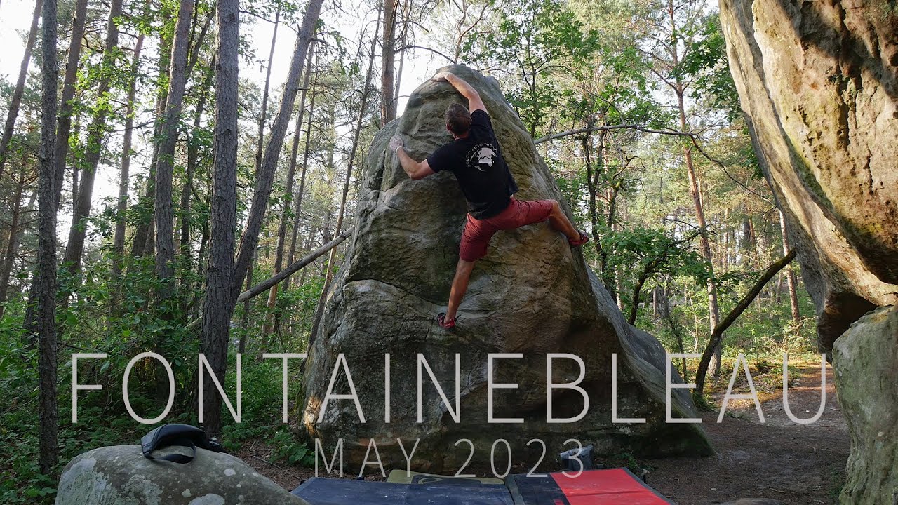 Bouldering Fontainebleau May 2023 - Heat in the Forest!