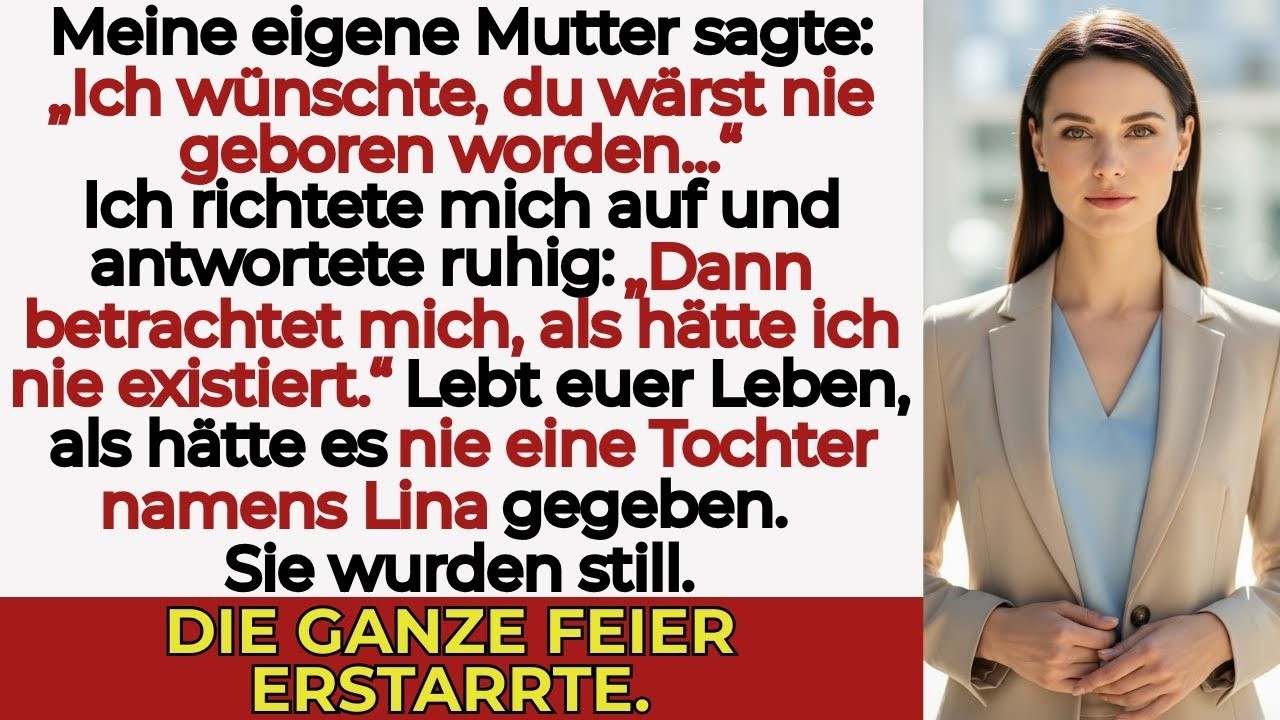 Meine Familie sagte auf meiner Abschlussfeier, sie wollten mich nie — also tat ich das Unerwartete