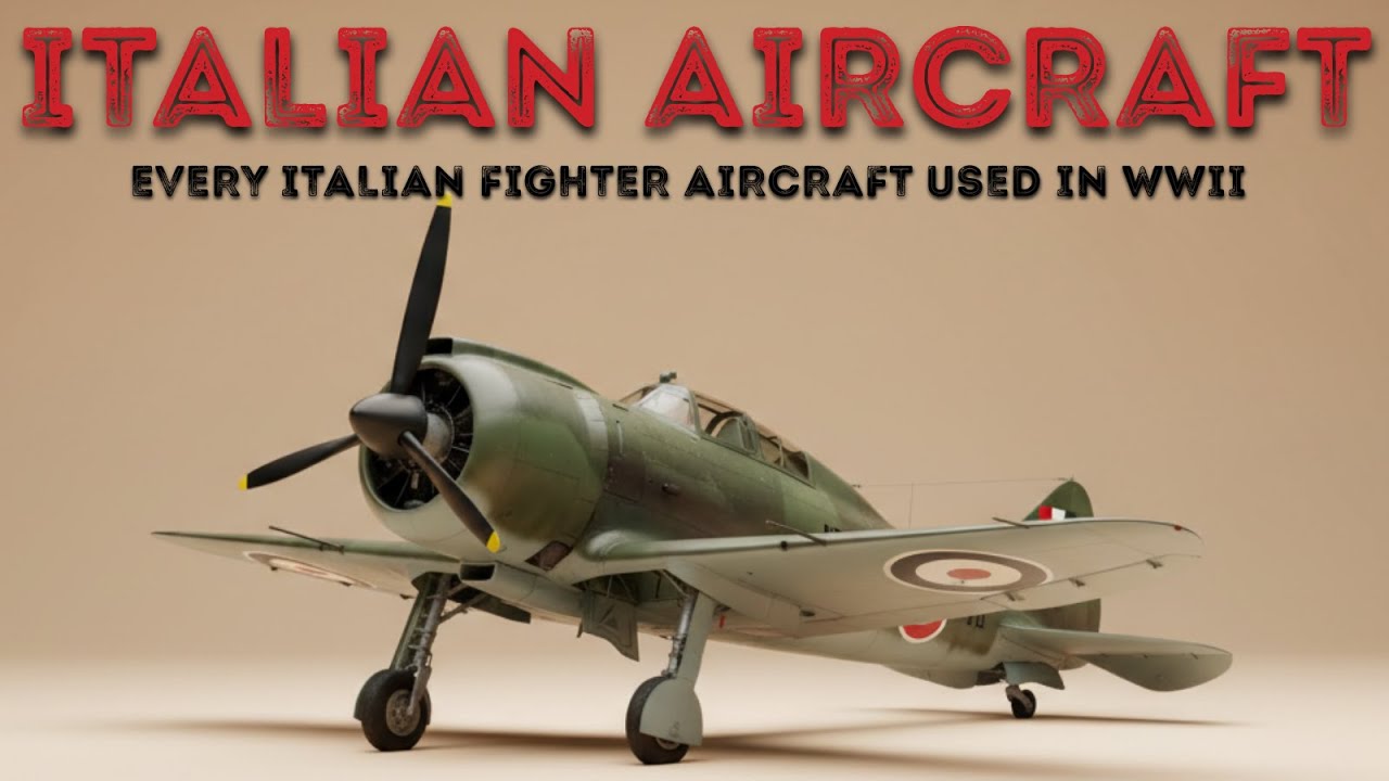 Every Italian Fighter & Attack Aircraft Used in WW2 | 23 Aircraft