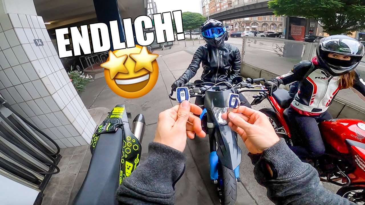 MEINE NEUE SUPERMOTO STEHT ZUR ABHOLUNG BEREIT!