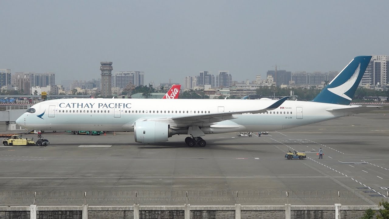 國泰A350-900加大機型執飛高雄！高雄機場飛機起降｜Plane Spotting at Kaohsiung Int’l Airport (KHH/RCKH)