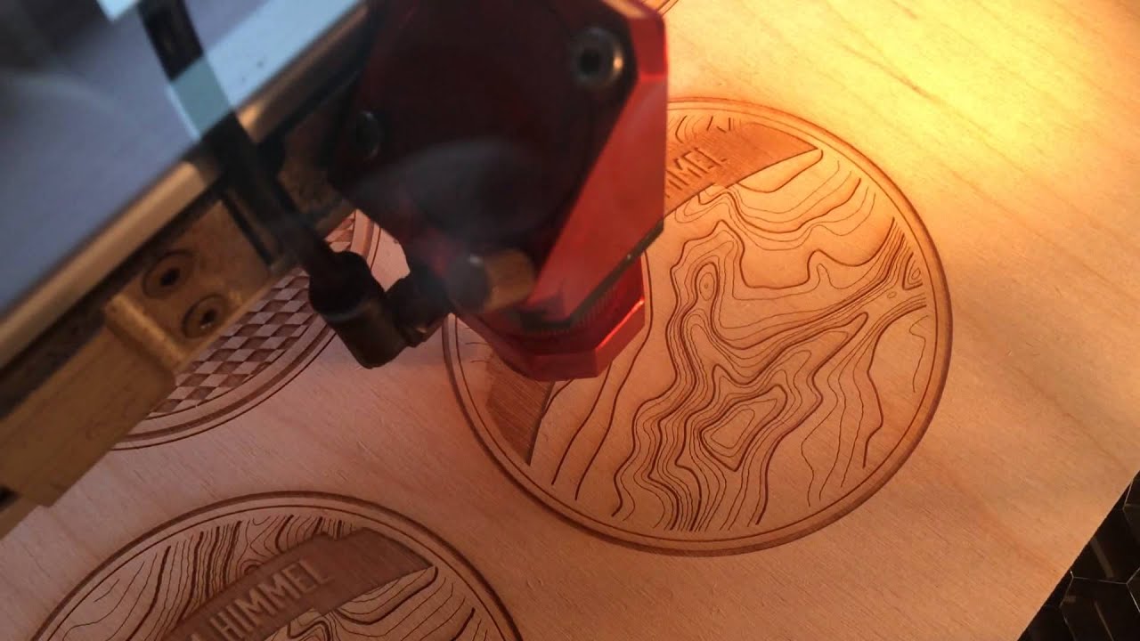 Laser Cutting Some Coasters