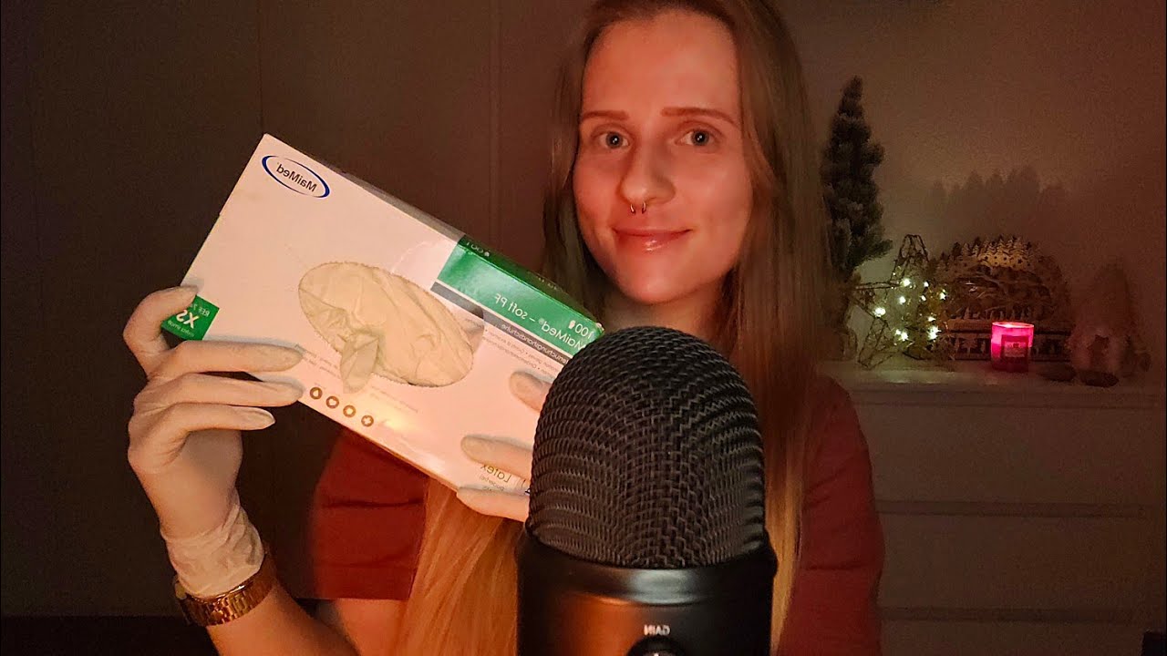 ASMR 🧤 Unboxing + Testing New Latex Gloves XS 😯