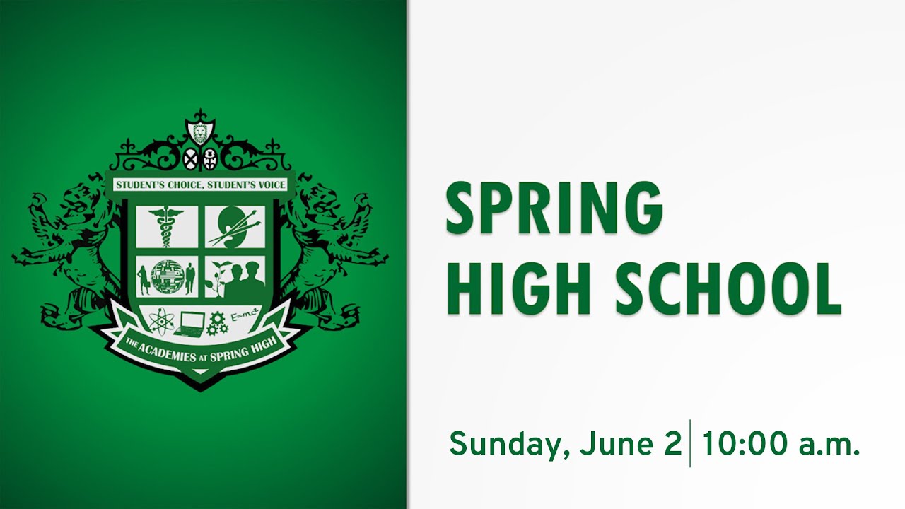 Spring High School Graduation Ceremony 2024 | Spring ISD