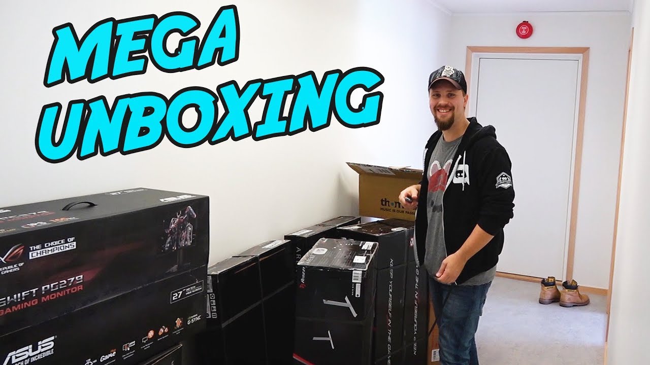 STOR UNBOXING PÅ NYA KONTORET