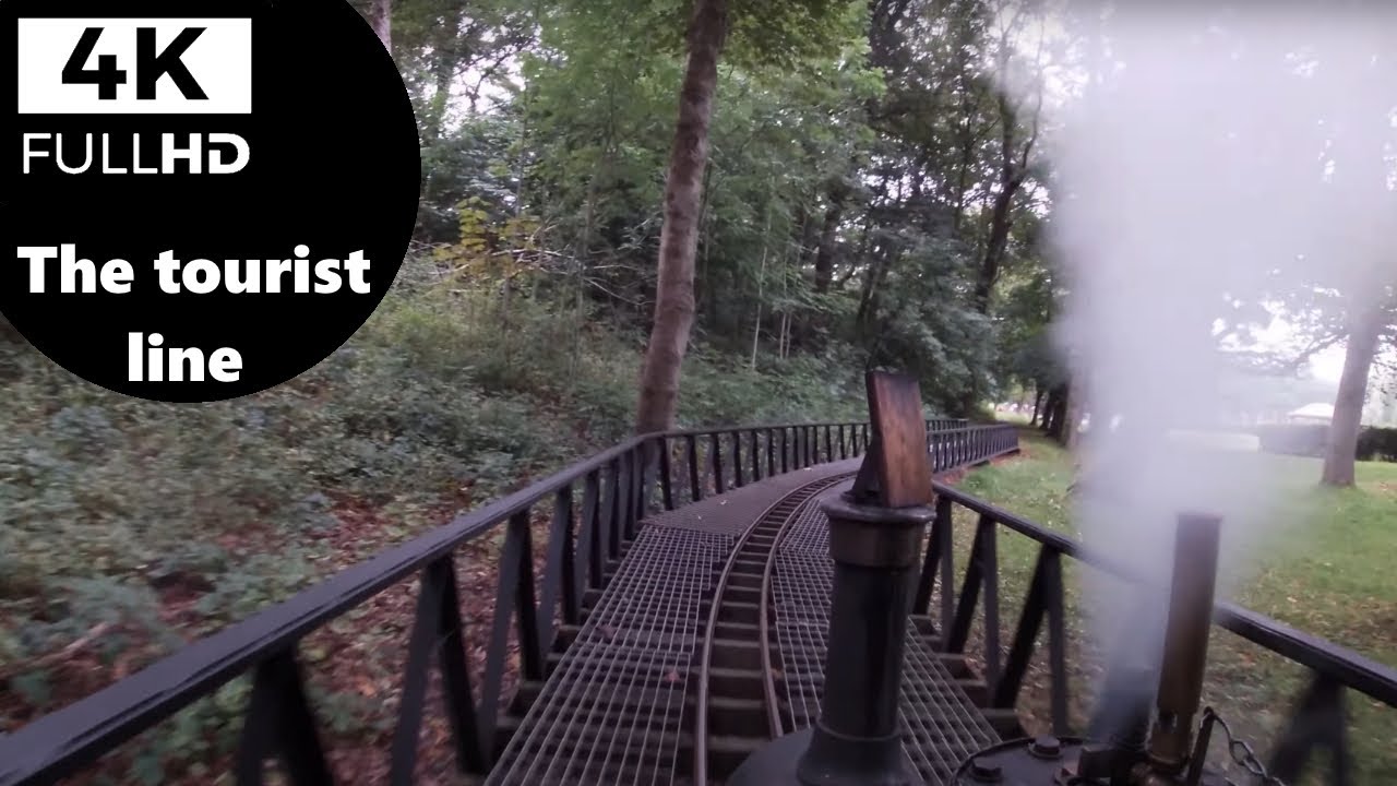 Thompson Park Railway Burnley - Ride On Board With Sarah The Steam Engine - Narrow Gauge Railway 4k