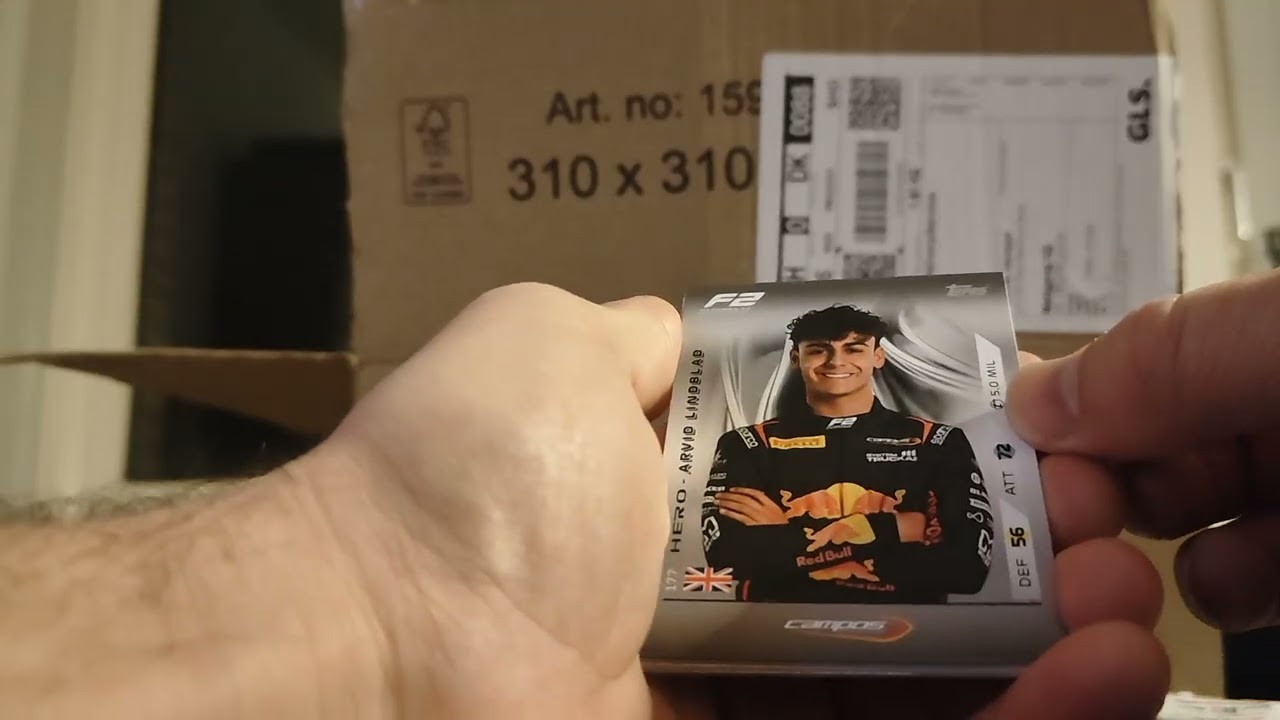 Match Attax Formula 1 Booster opening