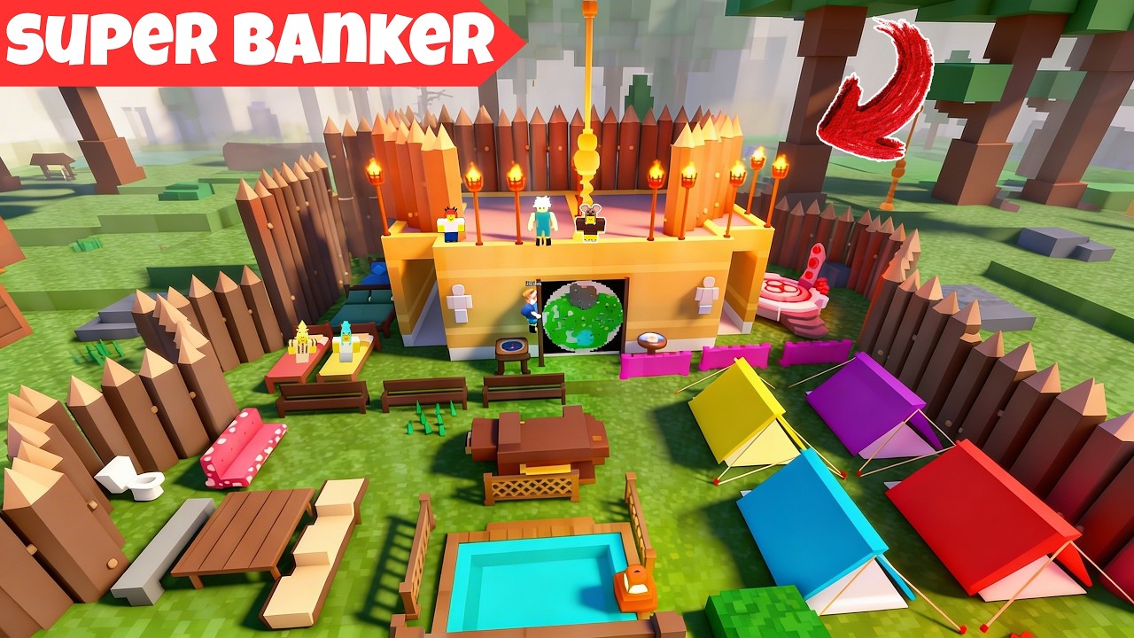 99 NOITES NA FLORESTA COM INSCRITOS, TRANSFORMEI O BANHEIRO EM UM BUNKER!