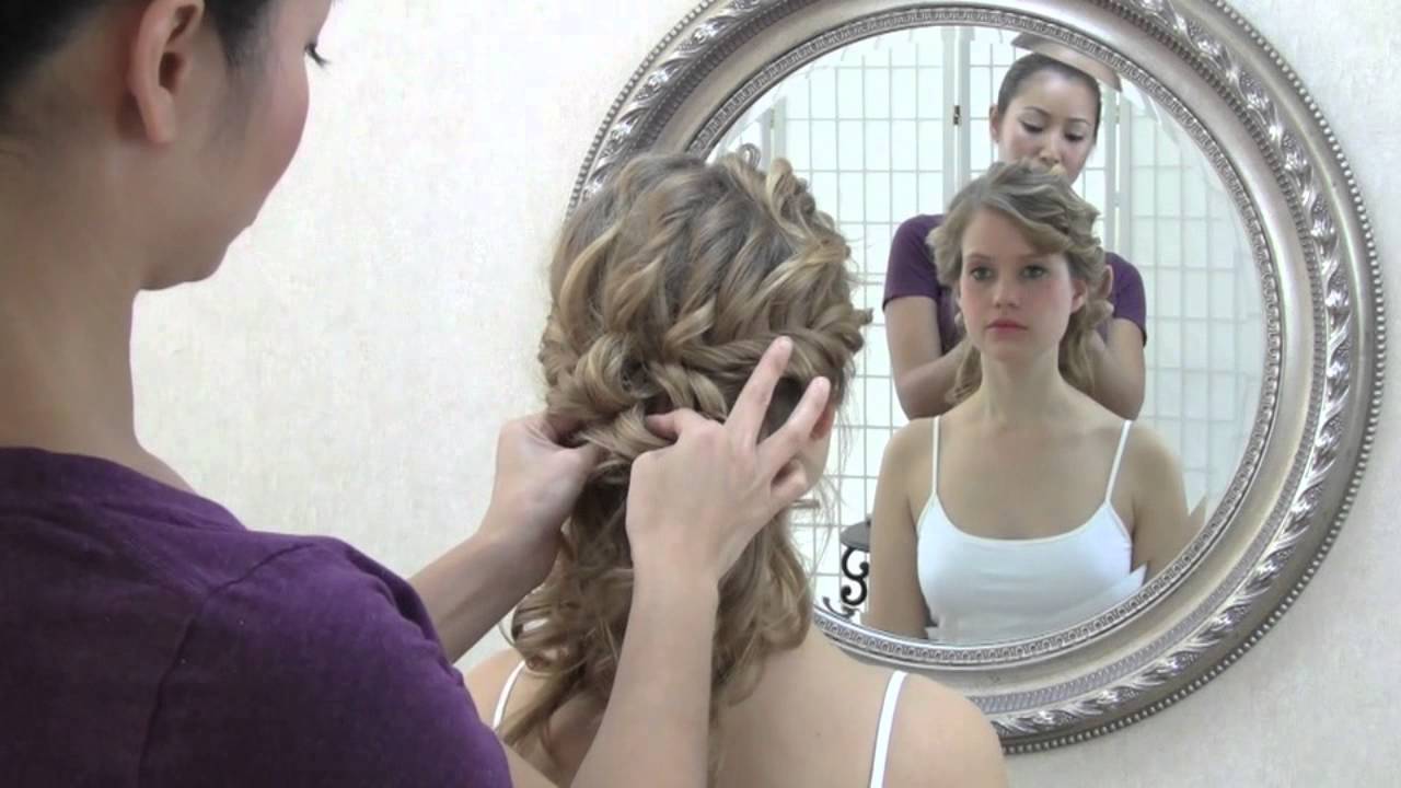 Wedding hairstyling video - romantic lowdo