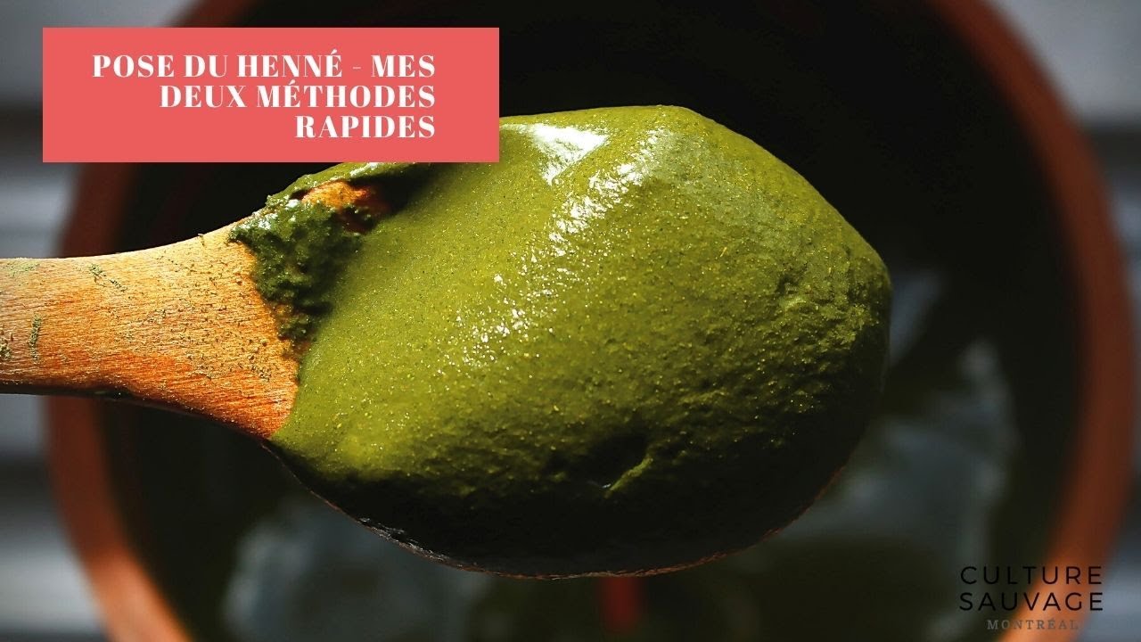 Application des colorations végétales - Deux méthodes rapides
