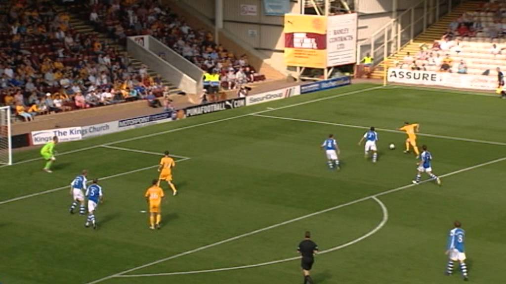 Bob McHugh Goal, Motherwell 1-1 St Johnstone, 11/08/2012