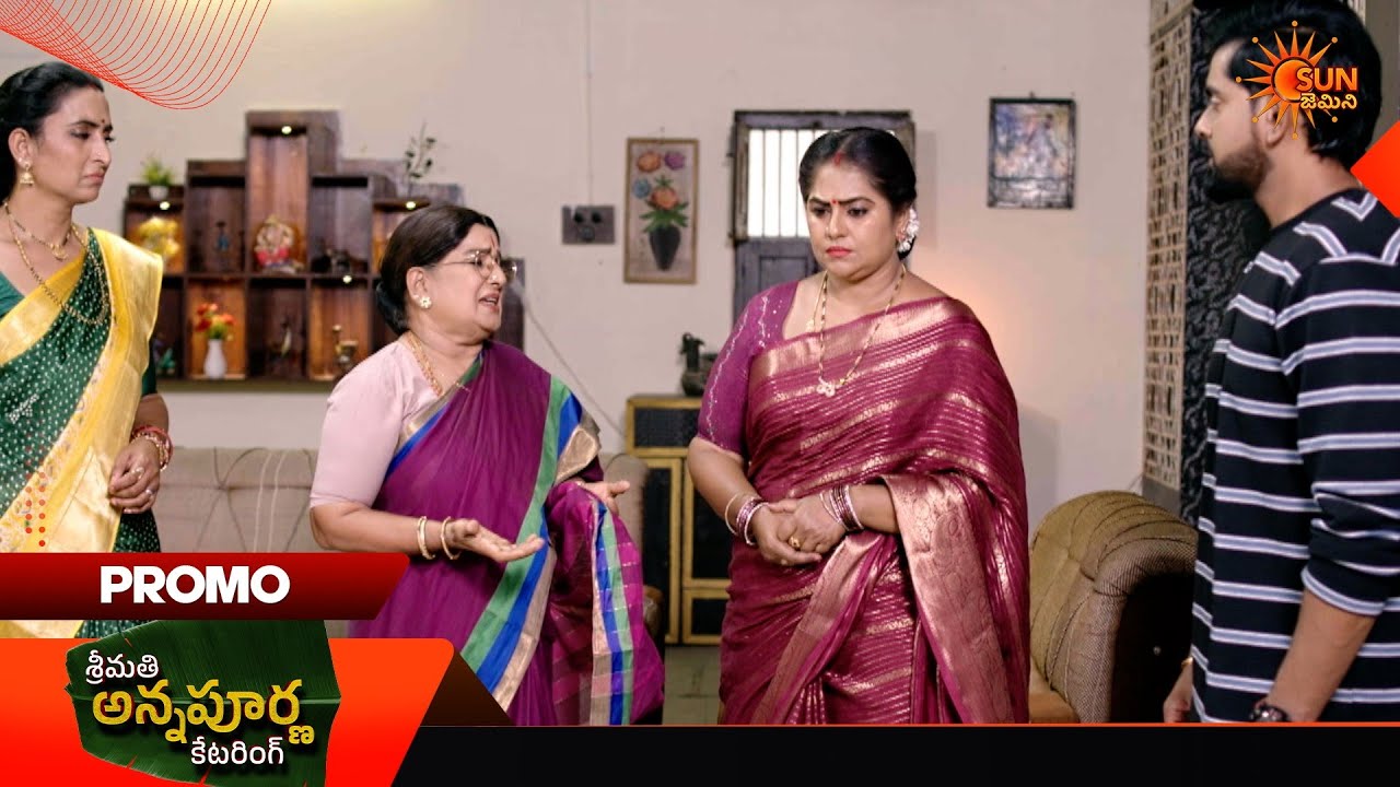 Srimati Annapurna Catering - Promo | 16 June 2026 | Telugu Serial | Sun Gemini
