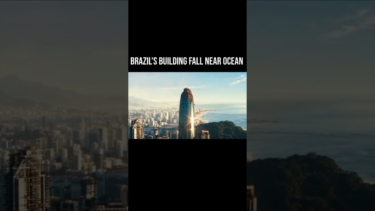😱 Massive Building Collapse Shocks Brazil&rsquo;s City Center! 🏙️💥 #BuildingCollapse #CityDisaster #shorts