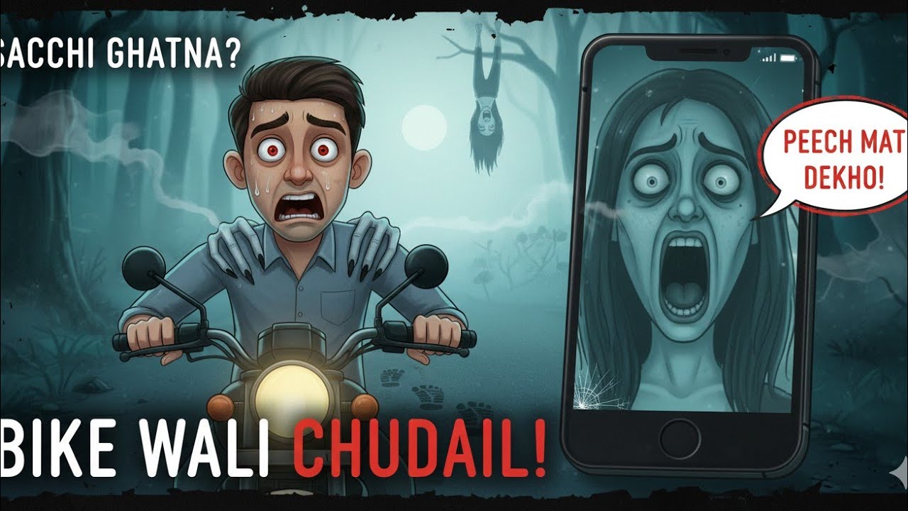 "पीछे वाली चाल"🧟‍♀️‼️ || Bike wali chudail || Real horror stories👹