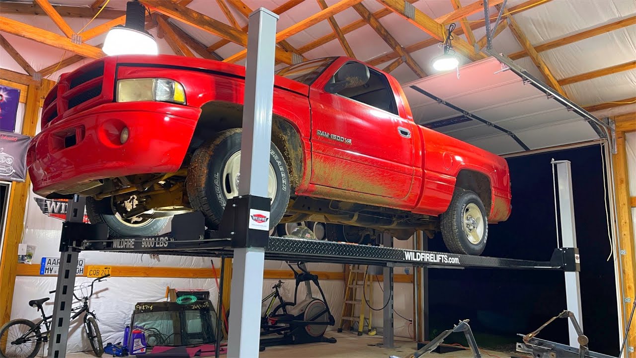 Abandoned 99 Dodge Ram Sport Revival!! Brakes, Radiator, Wiring, Mice, NEW WHEELS and Tires!