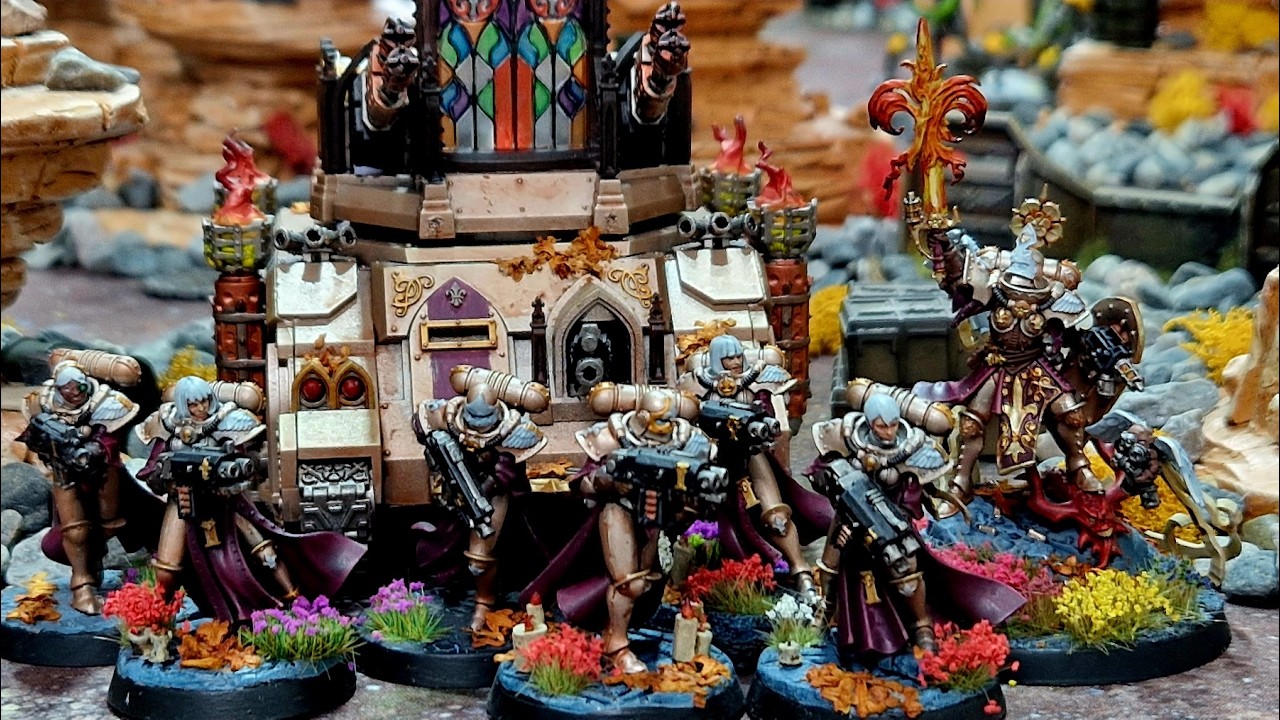 Pariah Nexus! Sisters of Battle vs Necrons, Warhammer 40k battle report