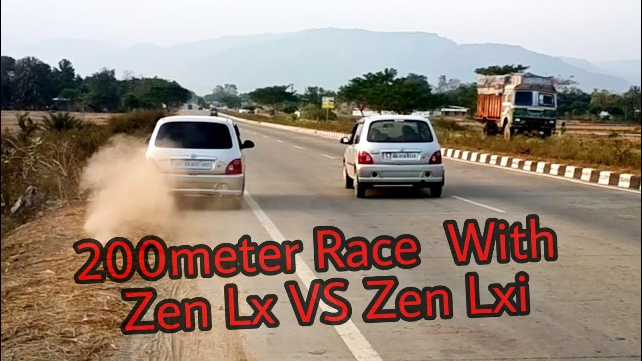 Maruti Zen lx Vs Zen Lxi // Maruti zen // Maruti zen lxi Car race