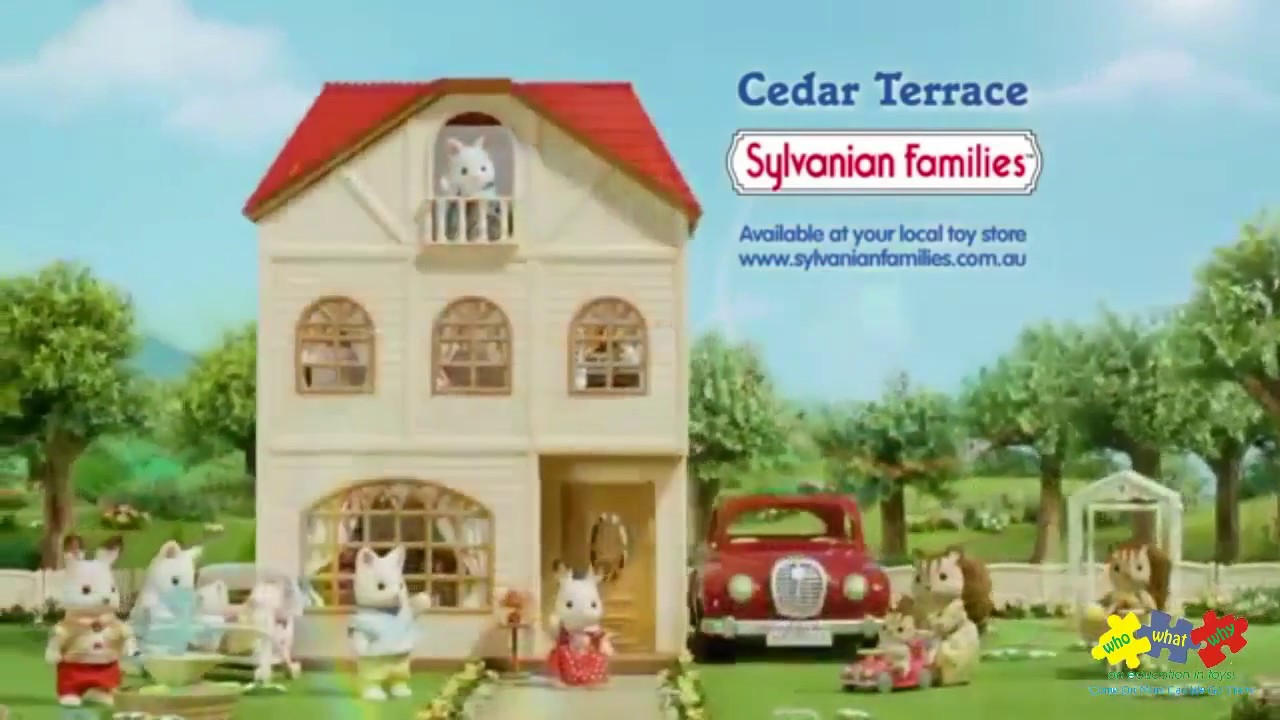 Sylvanian Families Cedar Terrace from who what why