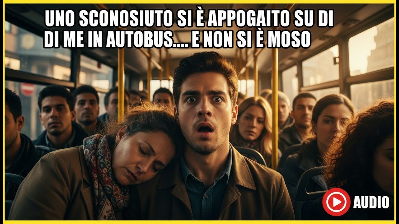 Uno sconosciuto si è appoggiato su di me in autobus... e non si è mosso.