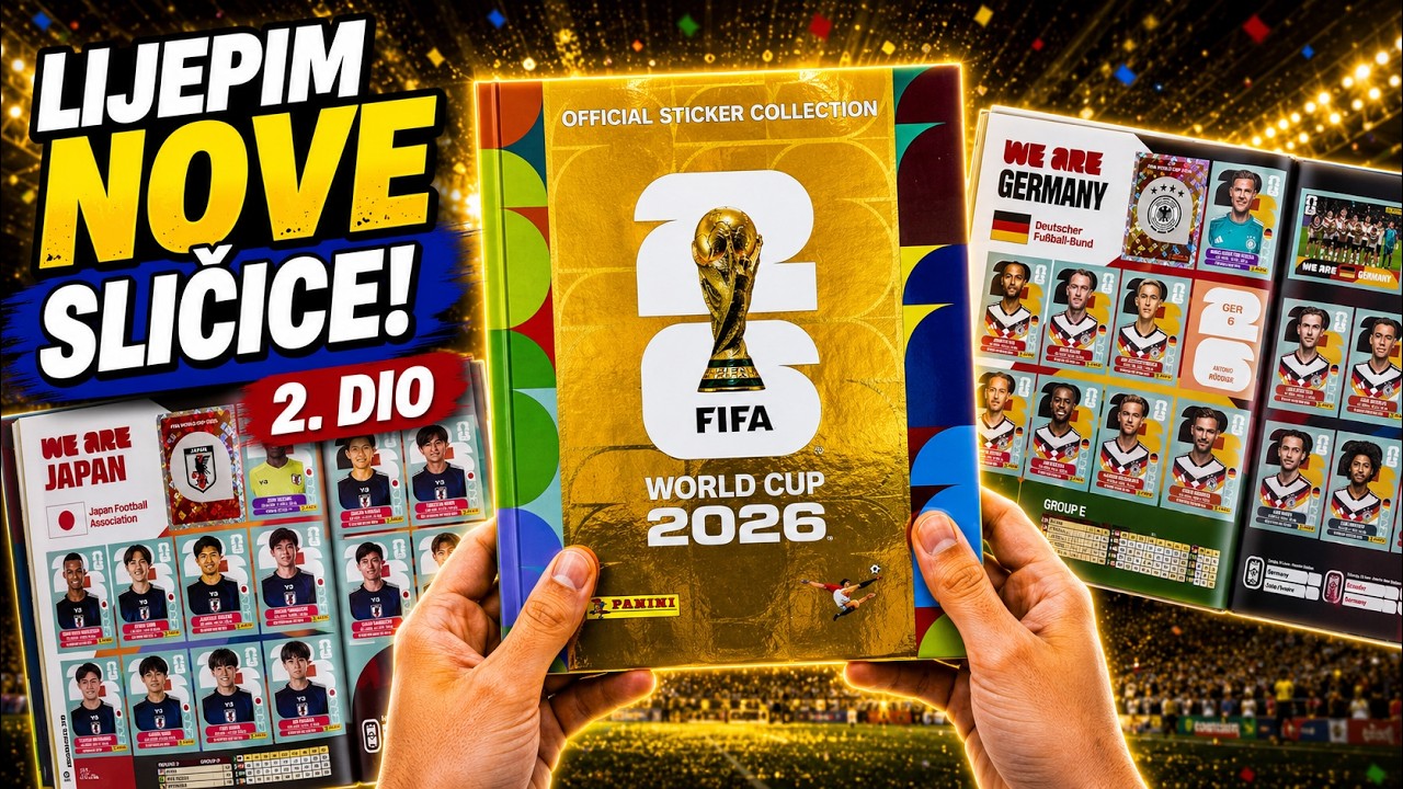 NASTAVLJAM POPUNJAVATI ZLATNI ALBUM!  | Panini World Cup 2026