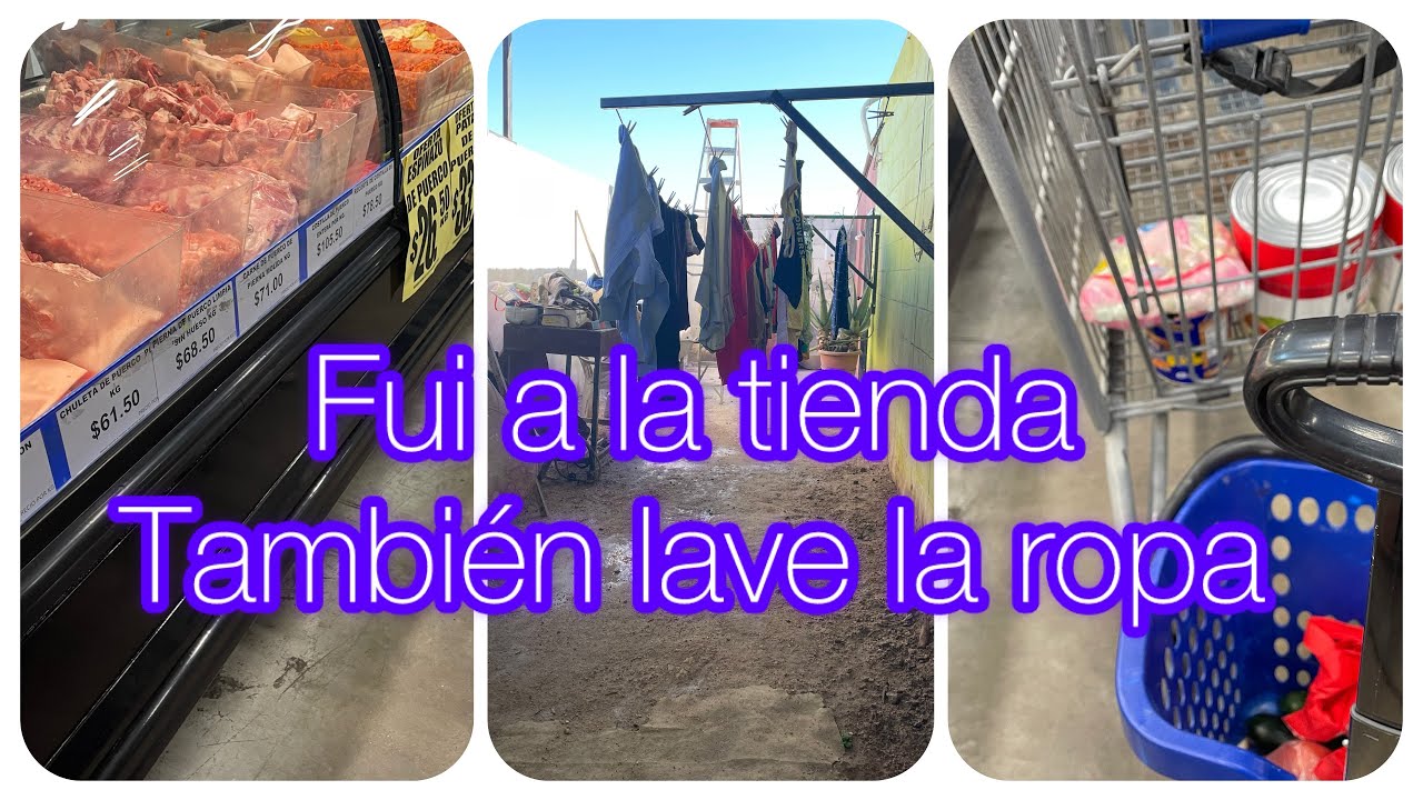 Hoy nos tocó lavar 🧼 ir a la tienda🚶‍♀️ caminando …. Rutina de mañana 💪