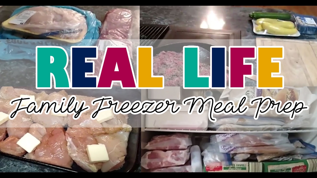 Real Life Family Freezer Meal Prep