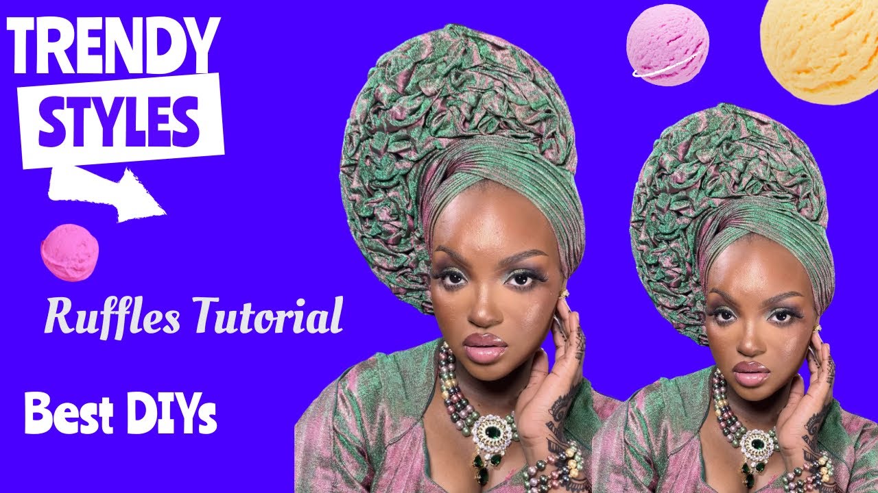 Wow! BEST RUFFLES GELE TUTORIAL ( THE BEST )😱 #ennygelecraft #geletutorial #genshinimpact #geleia