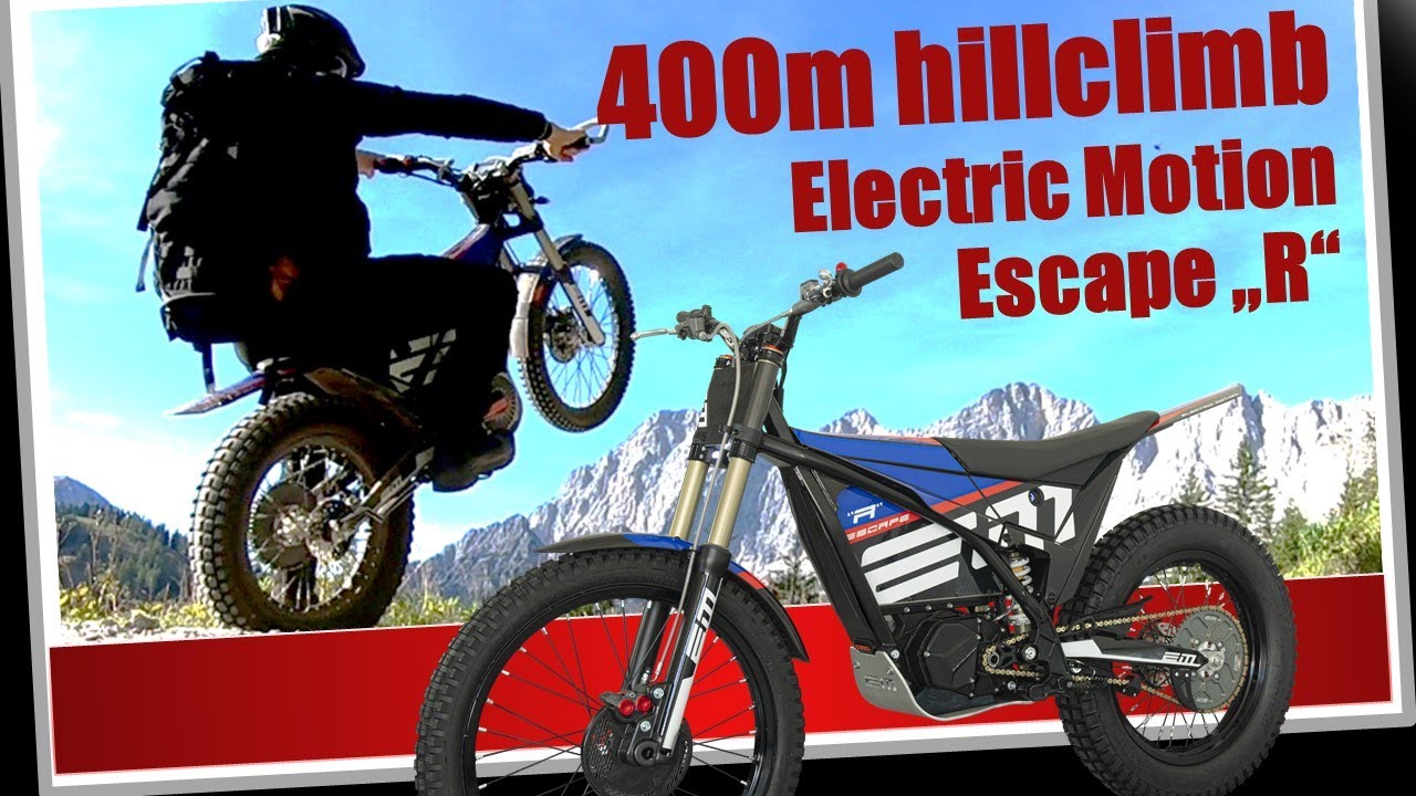 400m hillclimb - Electric Motion Escape R