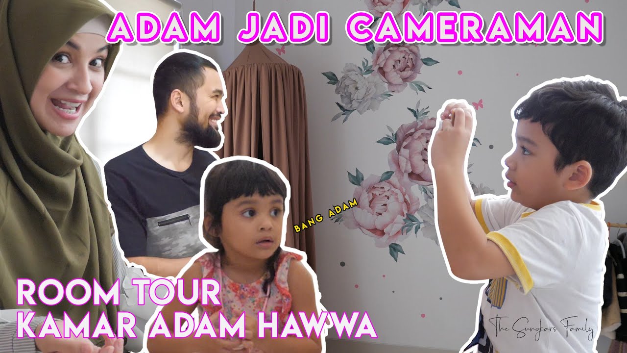 ROOM TOUR ADAM HAWWA ,KOK MAMI PUSING? 🤪