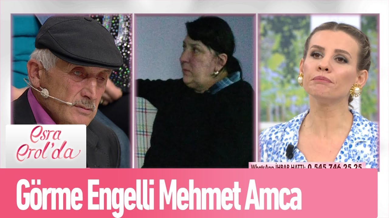 Görme engelli Mehmet Amca... - Esra Erol'da 13 Mart 2020