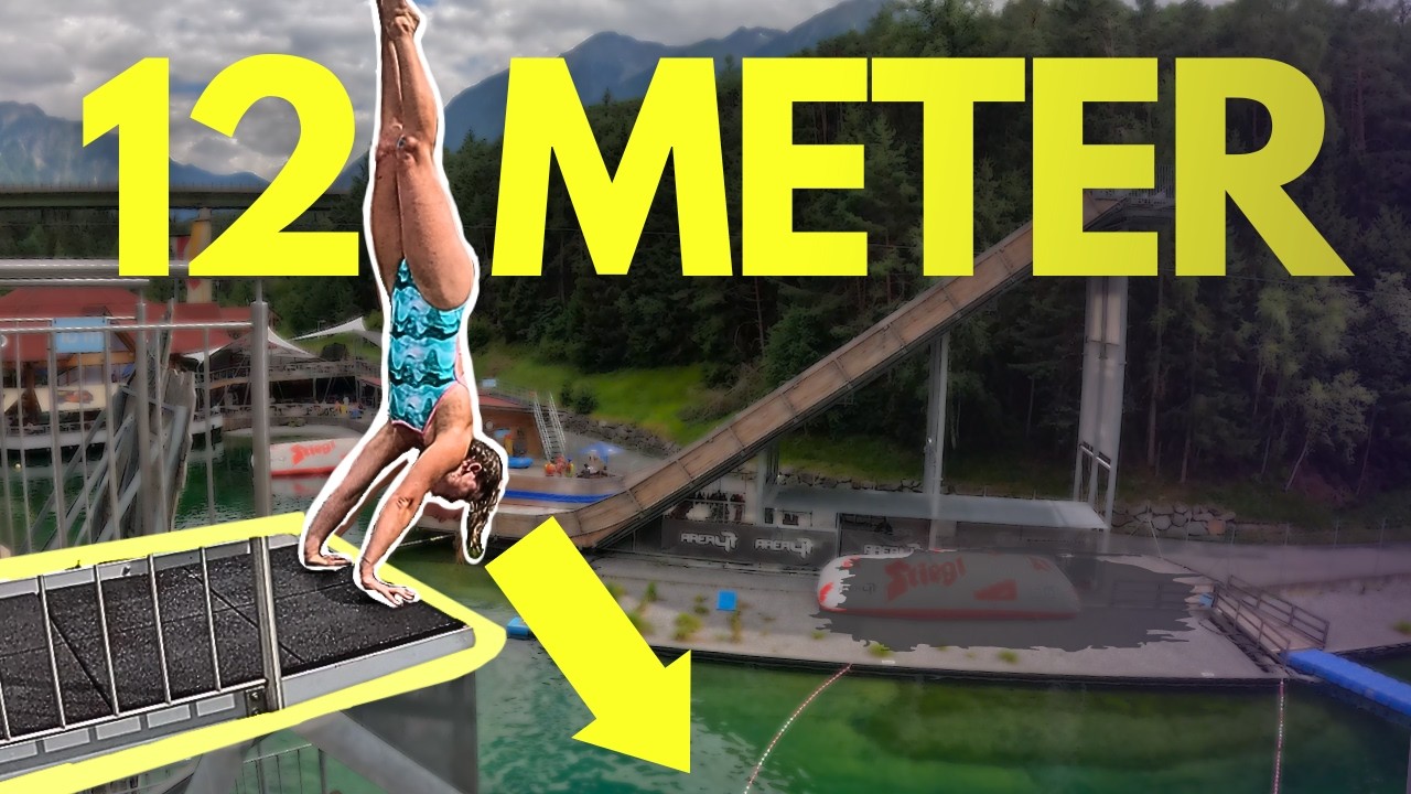 Mein erster 12 METER SPRUNG! - Area47 VLOG
