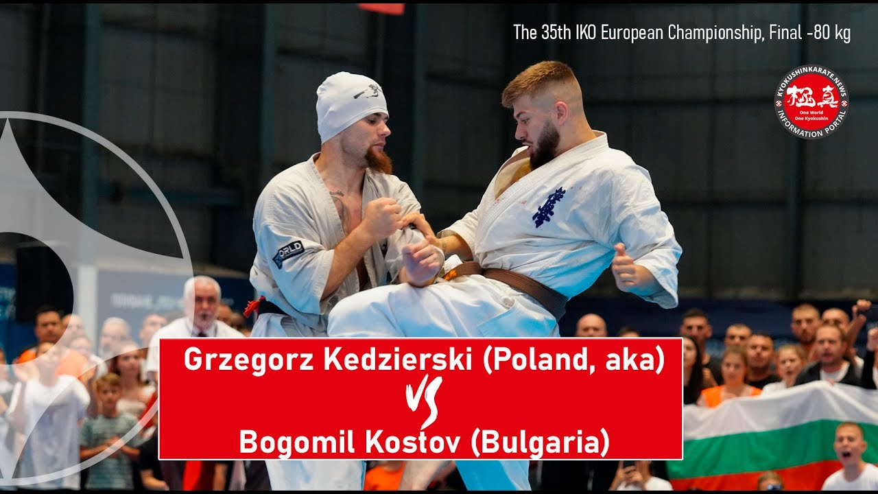 35th IKO EC, Final -80 Bogomil Kostov (Bulgaria) - Grzegorz Kedzierski (Poland, aka)