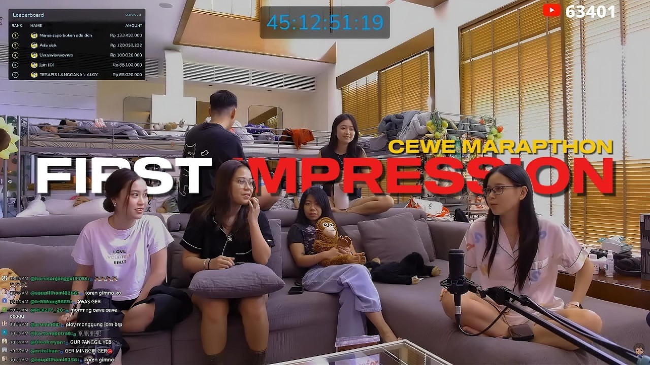 YB - FIRST IMPRESSION CEWE YANG ADA DI MARAPTHON ❗❗ 😱😳