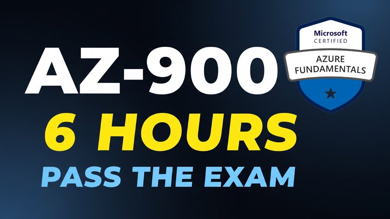 Pass the AZ-900 Exam in 24 Hours! | My 6-Hour Study Plan
