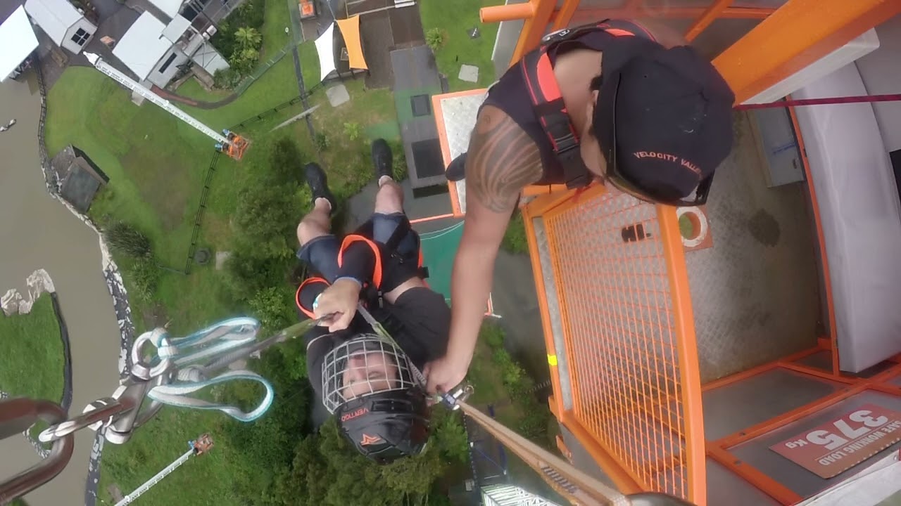 Velocity Valley Rotorua - Vertigo 43m free fall no strings attached