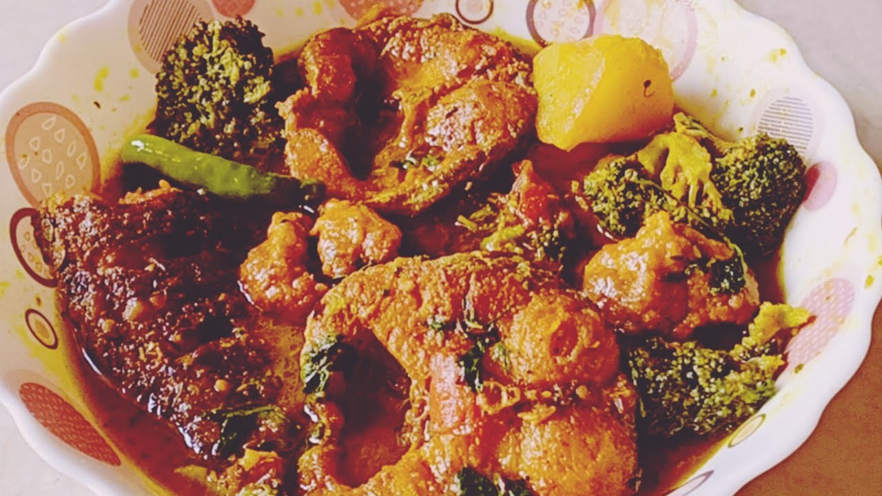 ব্রকলি দিয়ে শোল মাছের ঝোলের রেসিপি_ Broccoli diye Shol Macher jhol recipe _ Broccoli Recipe..