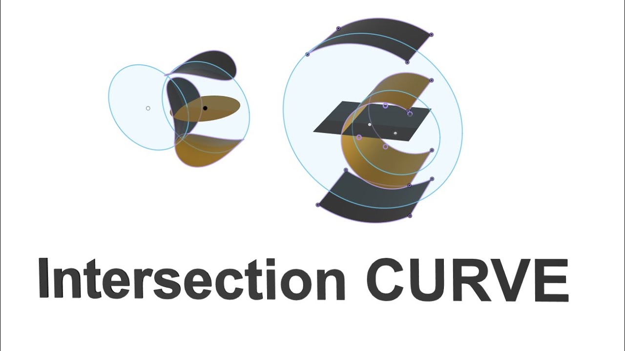 P.30. Intersection CURVE in Fusion 360 / Строим 3Д эскиз по двум счетчам во Fusion 360.