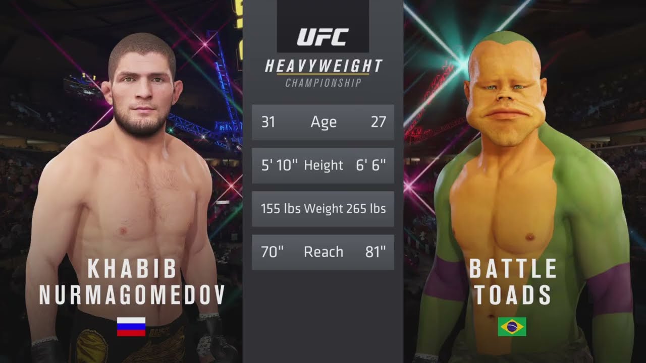 Khabib vs. Battle Toads - EA Sports UFC 4 - Eagle Fights ☝️🦅