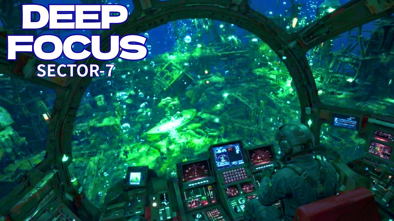 [CODING / FOCUS] Sector-7 Abyssal Mission | 5 Hours Industrial Lo-Fi & Deep Sub-BassforConcentration