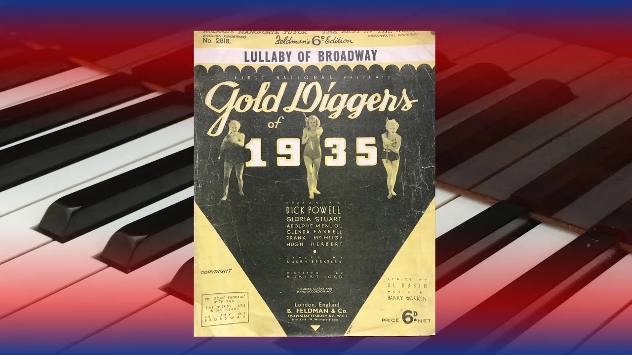 Lullaby of Broadway - Vintage Sheet Music
