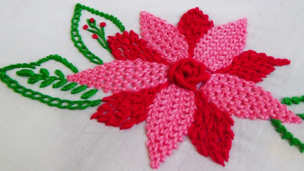Hand Embroidery: Raised Chain Stitch