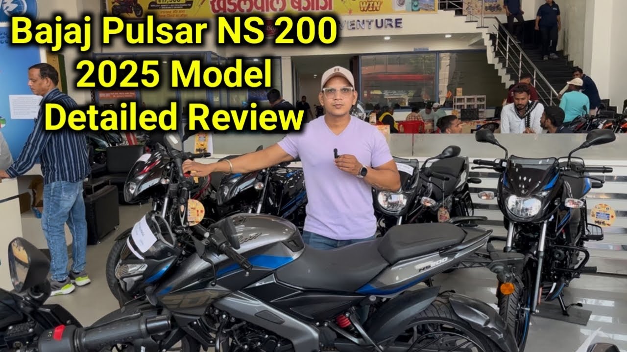 Bajaj Pulsar NS 200 New Model 2025 Detailed Review #pulsarns200 #bikereview #automobile #autoreview 